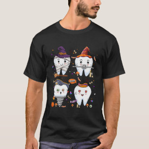 Trick Or Th Tandarts Halloween Tandarts Team T-shirt