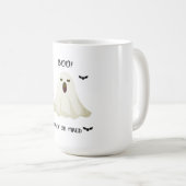 Trick or Tired – Funny Halloween Ghost Coffee Mug Koffiemok (Voorkant rechts)
