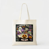 Trick or Tread Squad Tote Bag (Voorkant)