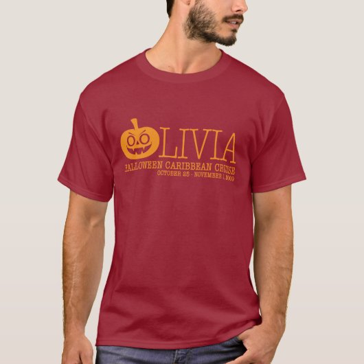 "Trick or treat" Basic Dark T-Shirt (Voorkant)