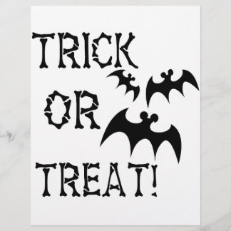 Trick or treat Bats! Flyer