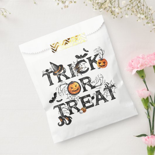 Trick or treat bedankzakje (Gezegeld)