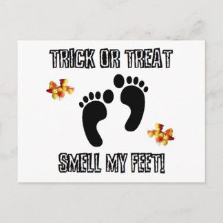 Trick or treat, bespeur mijn gevoel briefkaart
