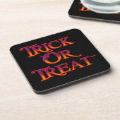 Trick or treat bier onderzetter (Linkerzijde)