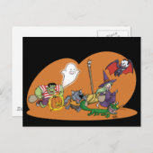 Trick or treat briefkaart (Voorkant / Achterkant)