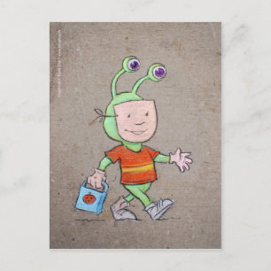 trick or treat briefkaart