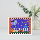 Trick or treat briefkaart (Staand voorkant)