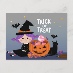 trick or treat briefkaart