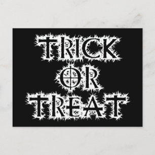 Trick or treat briefkaart
