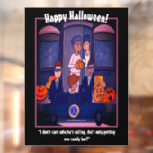 Trick or treat Briefkaart Raamsticker (Vel 2)