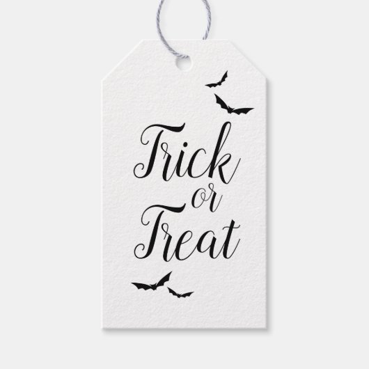 Trick or treat cadeaulabel (Voorkant)