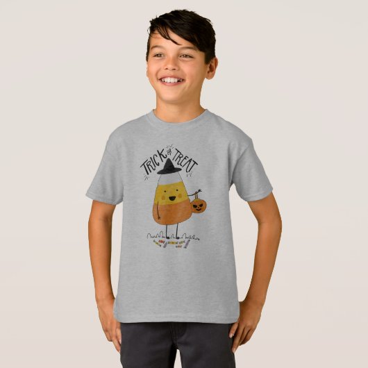 Trick or treat Candy Corn Halloween | Shirts (Voorkant volledig)