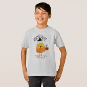 Trick or treat Candy Corn Halloween Sleeve Shirt (Voorkant volledig)