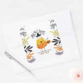 Trick or treat Candy Corn Halloween | STICKER (Envelop)