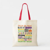 Trick or treat - Canvas tas Halloween Snoep van Ki (Achterkant)