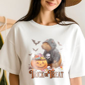 Trick or treat Capybara Halloween Funny Tri-Blend Shirt