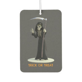Trick or Treat. Cartoon Grim Reaper Luchtverfrisser
