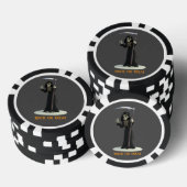 Trick or Treat. Cartoon Grim Reaper Poker Chips (Opstapeling)
