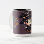 trick or treat Coffee Mok - Feestelijke Halloween (Voorkant links)