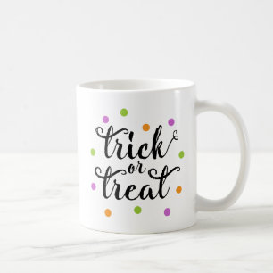 Trick or treat Confetti   Halloween Koffiemok