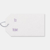 Trick or treat Corgi Ghost Dogs Halloween Cadeaulabel (Achterkant Horizontaal)