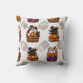Trick or Treat Coussin de lancer de fantôme (Verso)