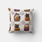 Trick or Treat Coussin de lancer de fantôme (Recto)