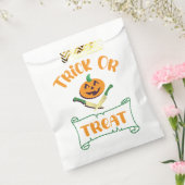 Trick or treat crossbones Halloween pompoen gezich Bedankzakje (Gezegeld)