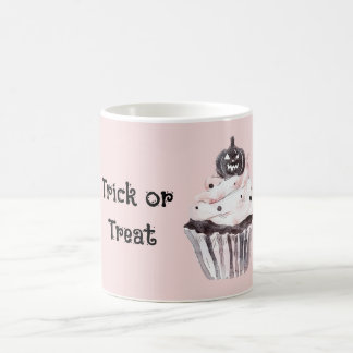 Trick or Treat Cupcake Pompoen Koffiemok