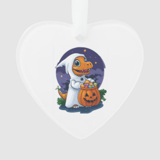 Trick-or-Treat Dino Ornament