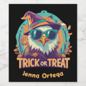 Trick or treat Eager - Fright Night Wijn Etiket (Enkel label)