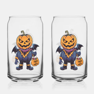 Trick or treat Fijne Halloween Blikvorm Glas