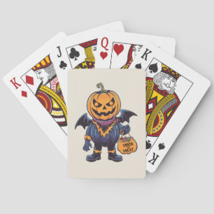 Trick or treat Fijne Halloween Pokerkaarten