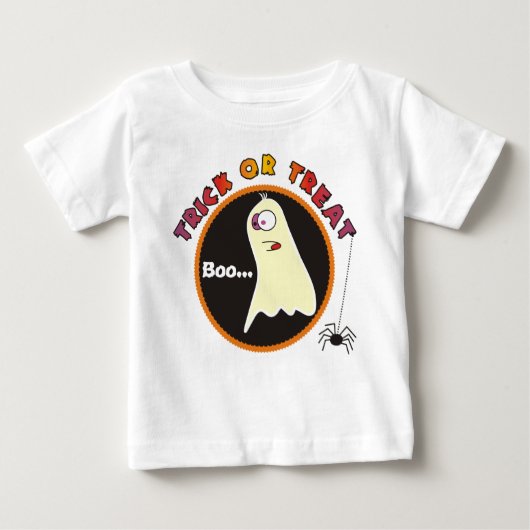 Trick or treat Funny Ghost Baby Creepers (Voorkant)