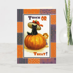 Trick or treat! Funny Kind Halloween Kaart