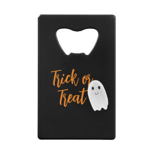 Trick or Treat Geest Halloween Kredietkaart Flessenopener