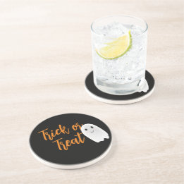 Trick or Treat Geest Halloween Zandsteen Onderzetter