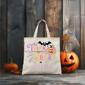 Trick or treat Gepersonaliseerde Halloween Snoep t Draagtas