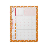 Trick or treat Ghosts Maandelijks te doen Lijst Pl Notitieblok (Gedraaid)