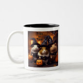 Trick or treat Guinee Pig Coffee Mok (Links)