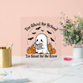 Trick or Treat Halloween Acryl Bord (Huwelijk)