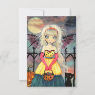 Trick or Treat Halloween-ansichtkaart Kaart