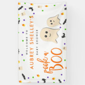 Trick or treat Halloween Baby shower Spandoek (Verticaal)
