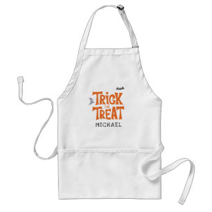 Trick or treat Halloween Birthday Party Custom Standaard Schort