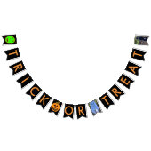 Trick or treat Halloween Bunting Banner (Alle)