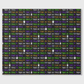 Trick or Treat Halloween Cadeaupapier (Vlak)