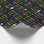 Trick or Treat Halloween Cadeaupapier (Hoek)
