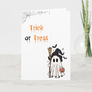 Trick or Treat Halloween Card Kaart