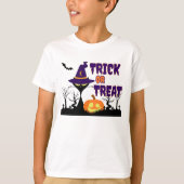 Trick or Treat - Halloween Cat - Kid's T-Shirt (Voorkant)