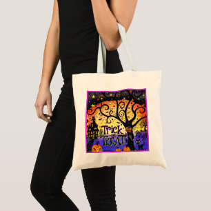 Trick-or-Treat Halloween Cute Fun Tote Bag